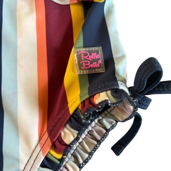 Ruffle Butts Stripe Swim Suit Size 3T - Picture 2 of 5